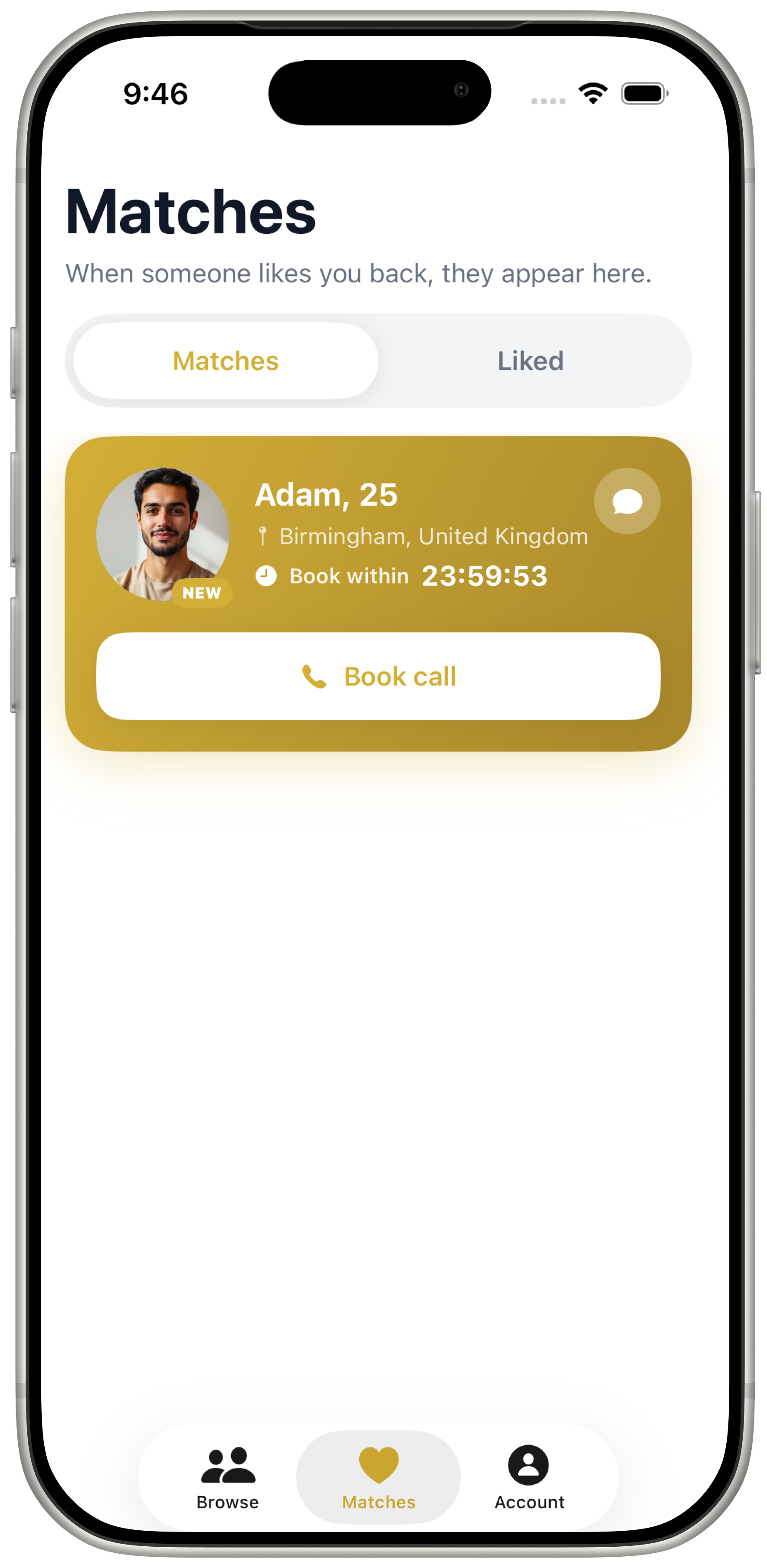 Niyyah app — profile